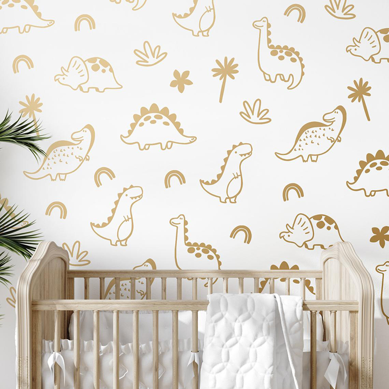 Pegatina de pared geométrica d - Baby Nursery Package reseña y precio