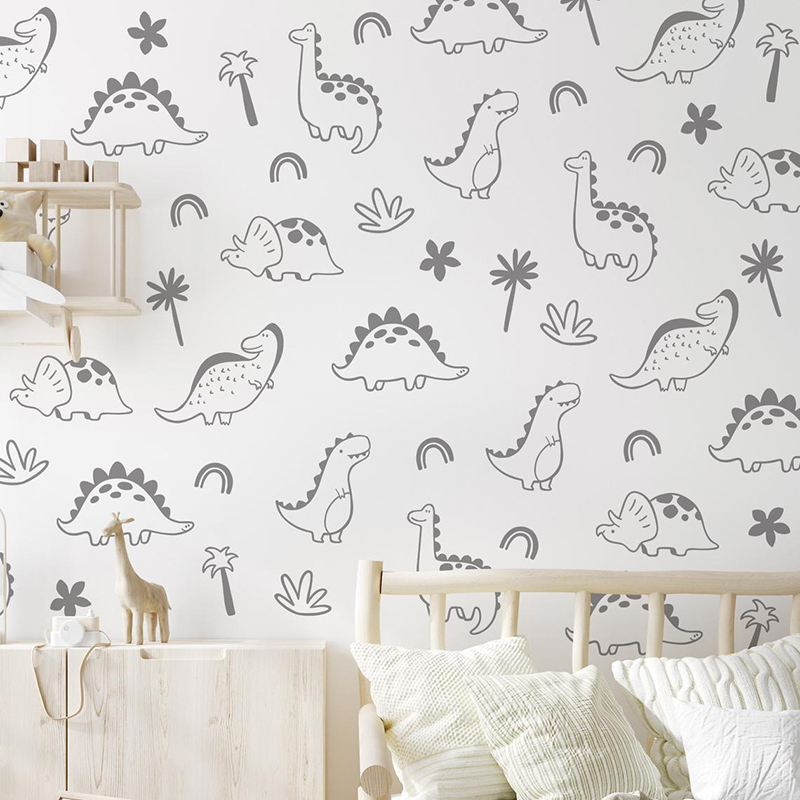 Pegatina de pared geométrica d - Baby Nursery Package reseña y precio
