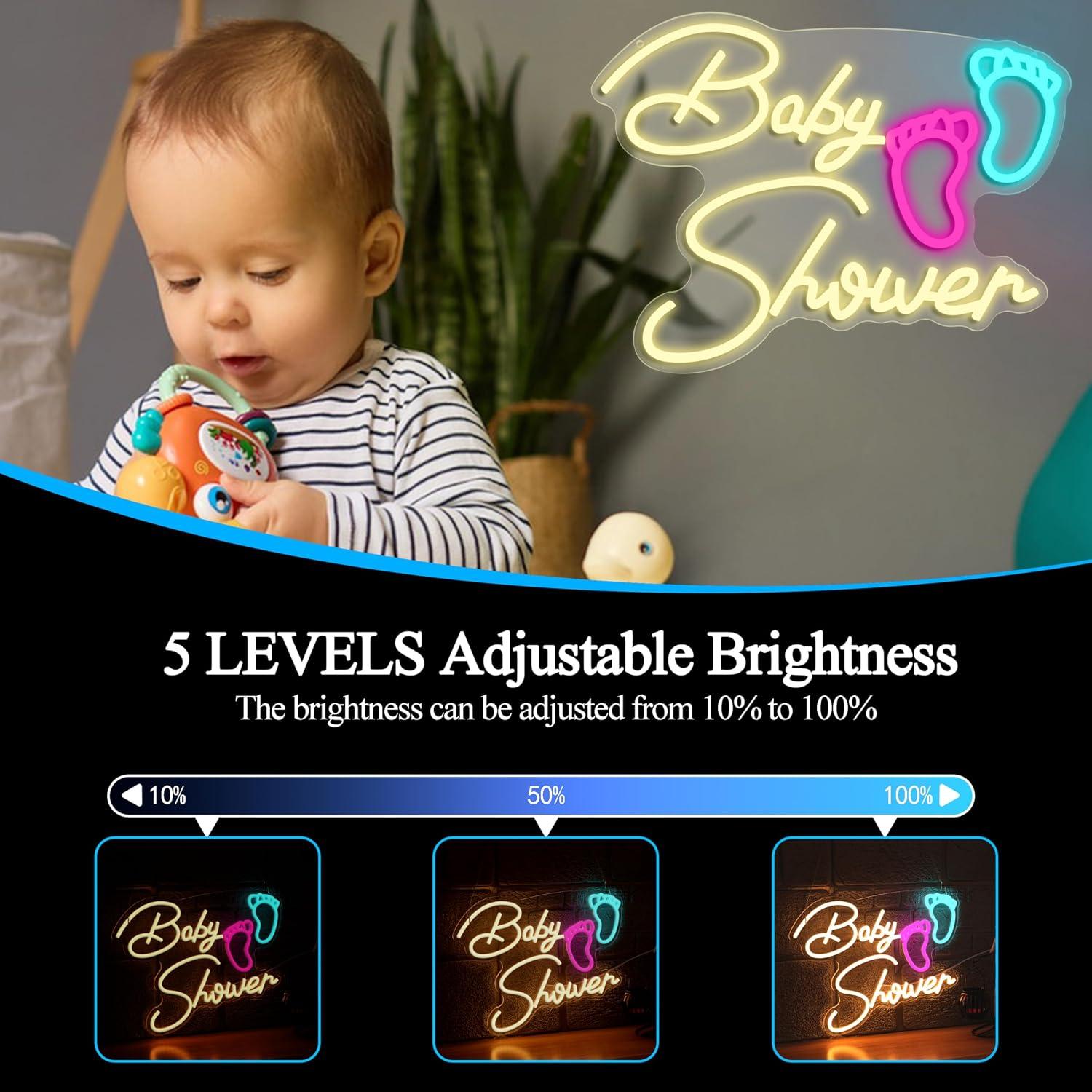 Letrero de neón para Baby Show - Baby Nursery Wall Lights reseña y precio