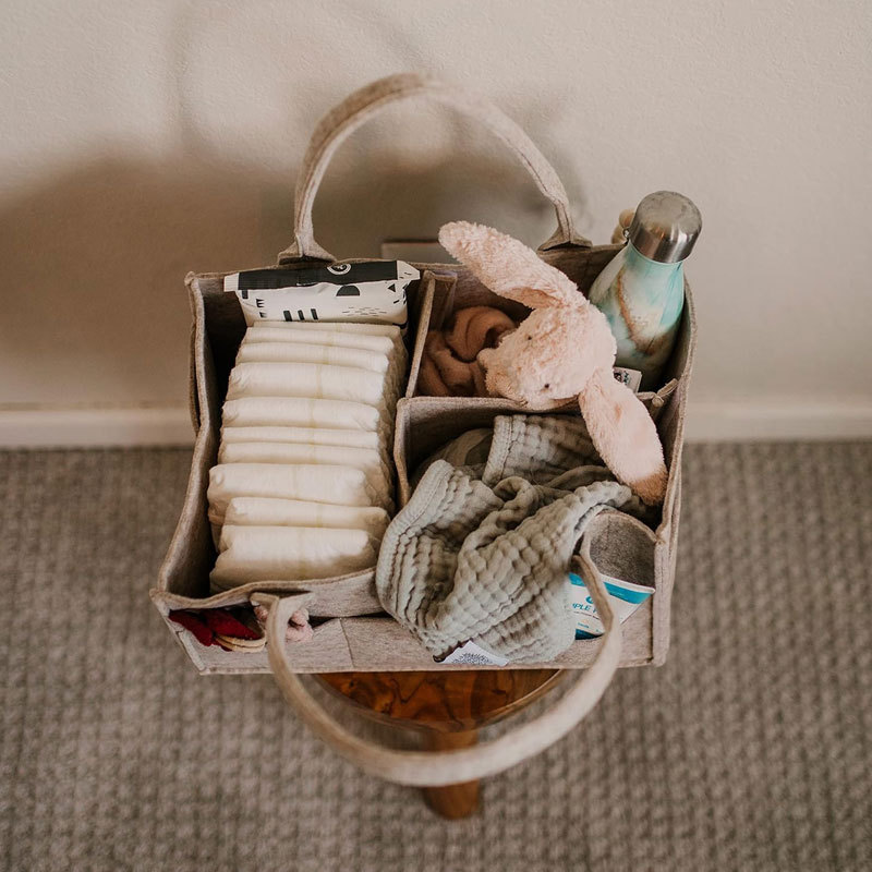 Caddy para pañales: contenedor - Baby Nursery Basket reseña y precio