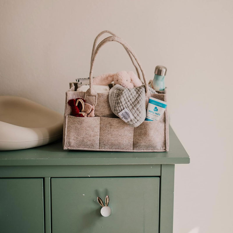 Caddy para pañales: contenedor - Baby Nursery Basket reseña y precio