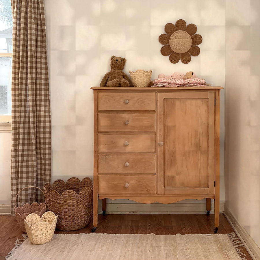 Cesta colgante tejida a mano c - Baby Nursery Basket reseña y precio