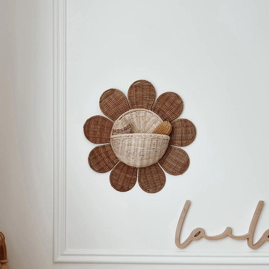 Cesta colgante tejida a mano c - Baby Nursery Basket reseña y precio