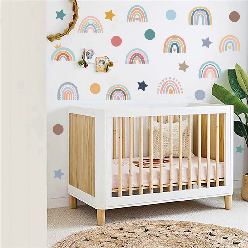A44Z-Boho pegatinas de pared d - Baby Nursery Wallpaper Girl reseña y precio