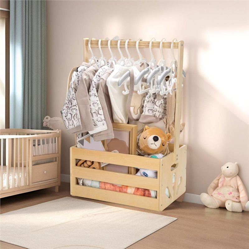 Cesta de regalo de madera para - Baby Nursery Basket reseña y precio