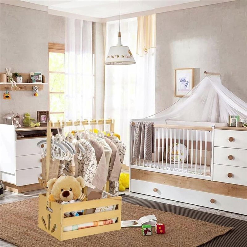 Cesta de regalo de madera para - Baby Nursery Basket reseña y precio