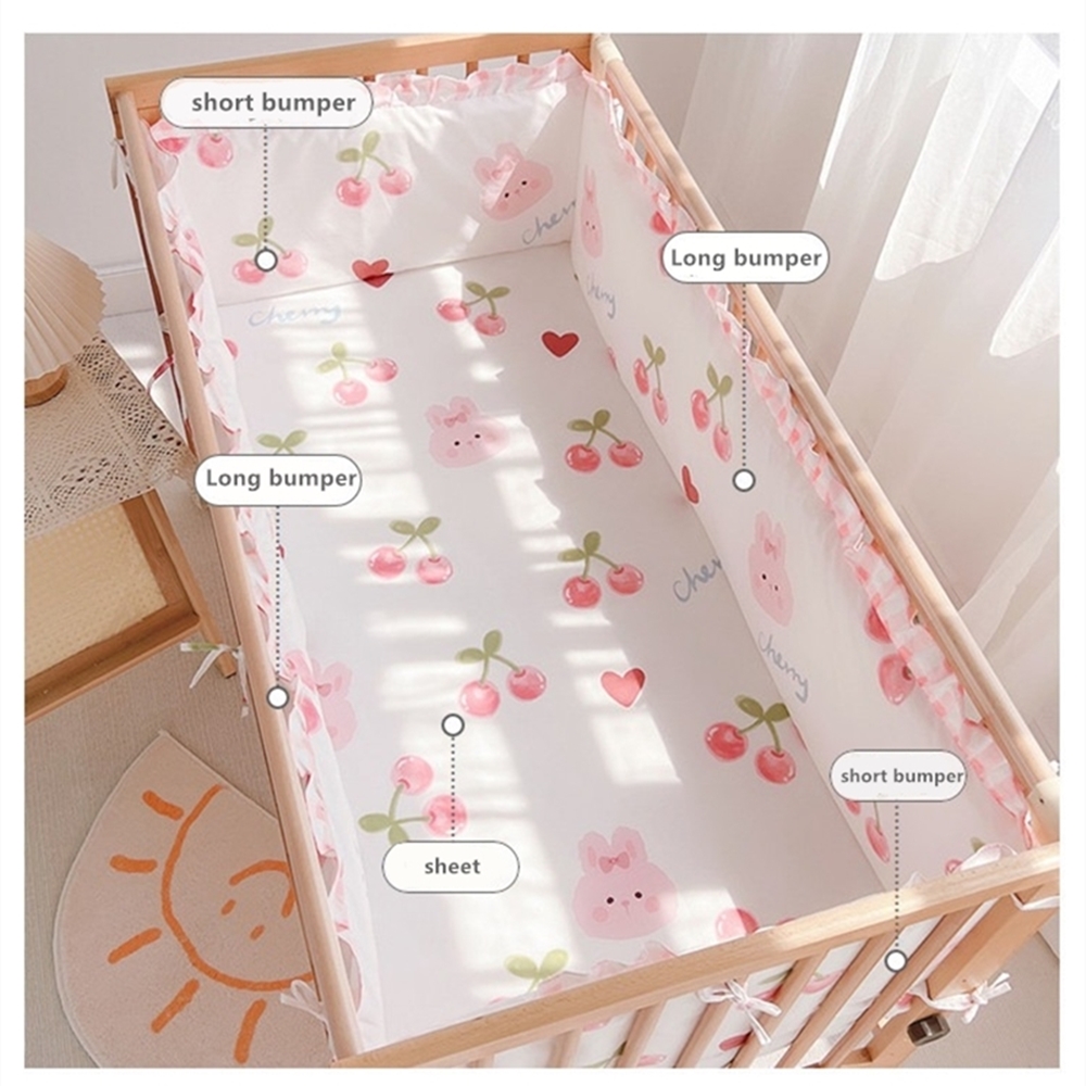 Juego de cama para cuna de 5 u - Baby Nursery Animal Prints reseña y precio
