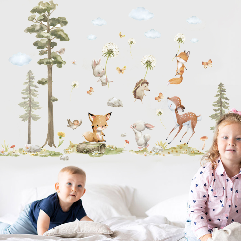 Lindos pegatinas de pared de a - Baby Nursery Wallpaper Girl reseña y precio