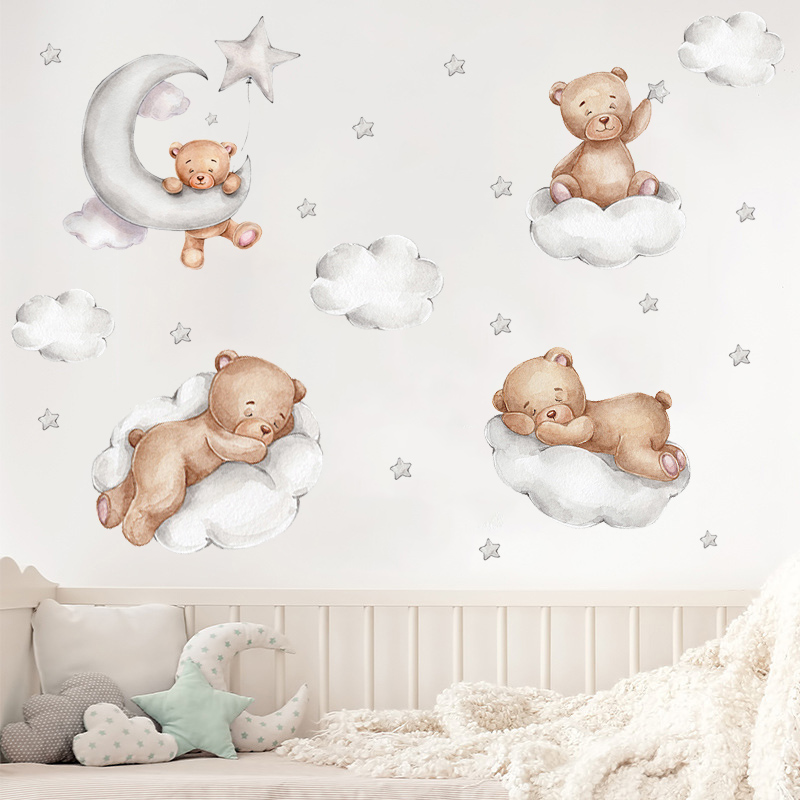 Pegatinas de pared de estrella - Baby Nursery Wallpaper Girl reseña y precio