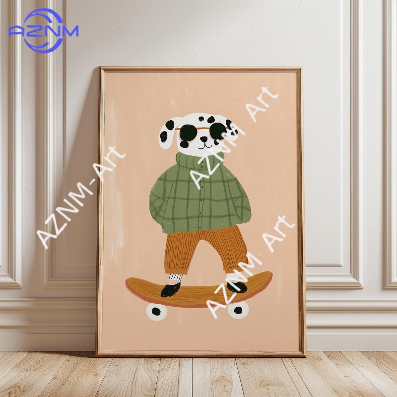 Póster Divertido de Animales P - Baby Nursery Animal Prints reseña y precio