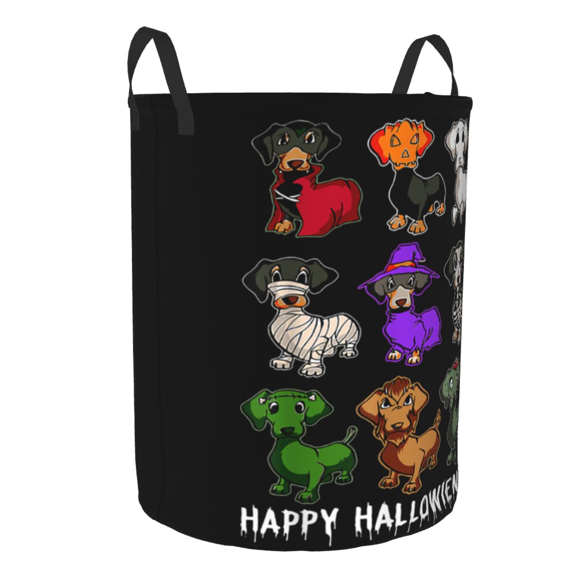 Happy Hallowiener divertido pe - Baby Nursery Laundry Basket reseña y precio