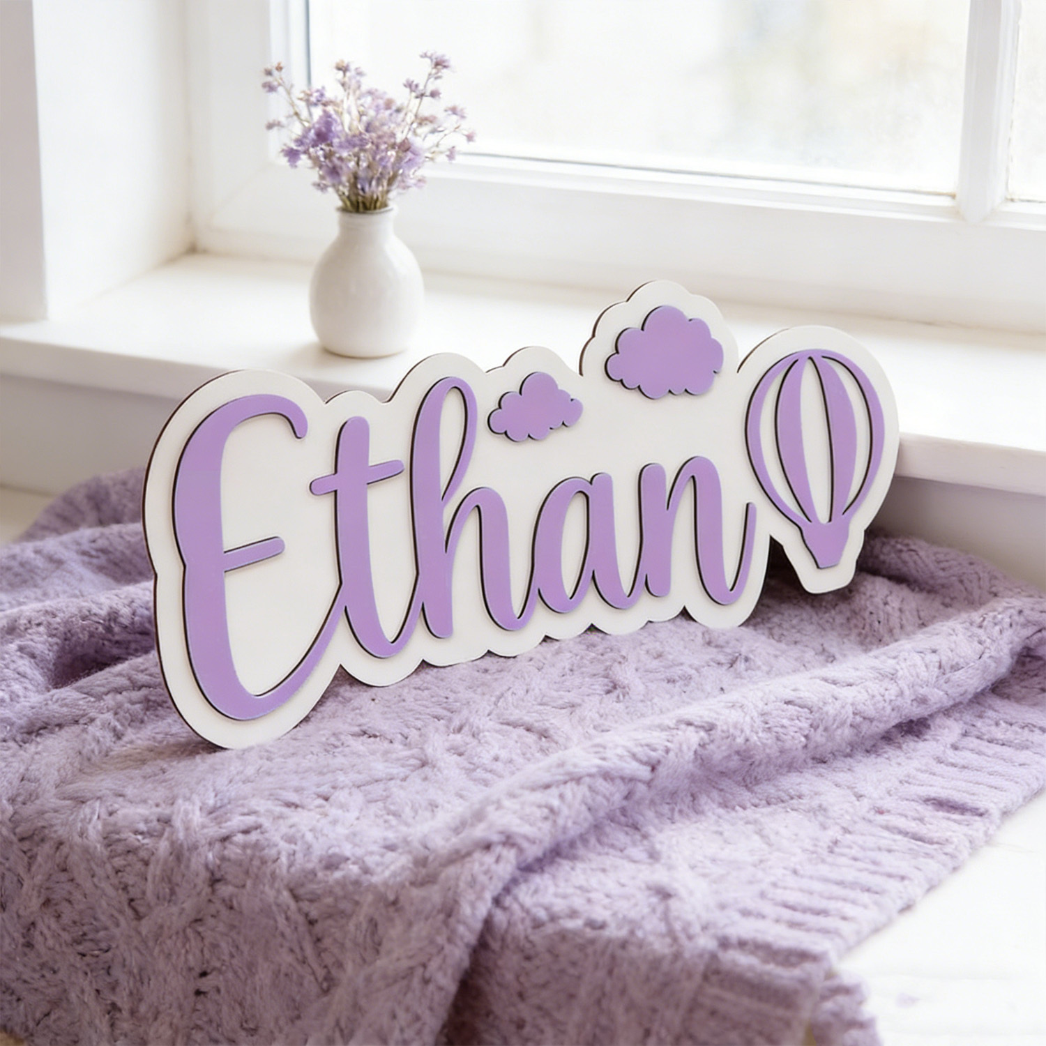 Letrero Personalizado para Hab - Baby Nursery Name Sign reseña y precio