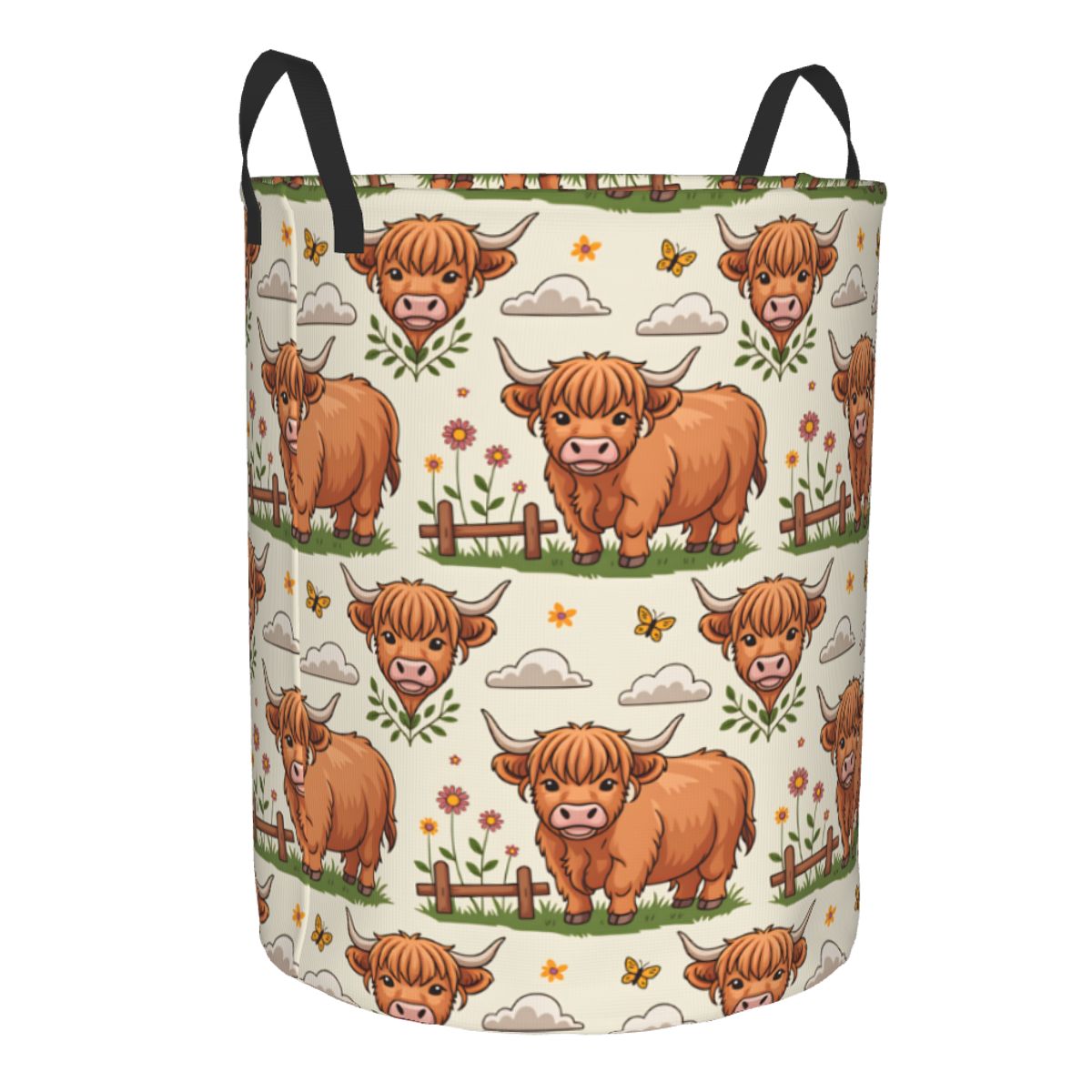 Cesto de Ropa Plegable con Dis - Baby Nursery Laundry Basket reseña y precio