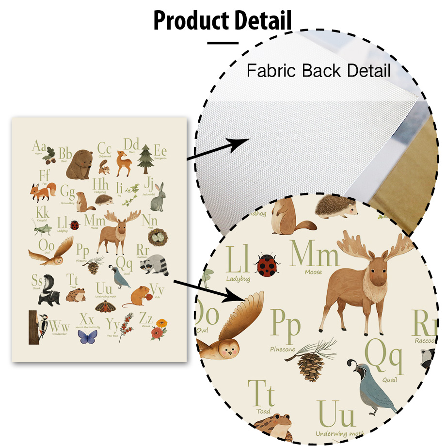 1 pieza de arte de pared sin m - Baby Nursery Animal Prints reseña y precio