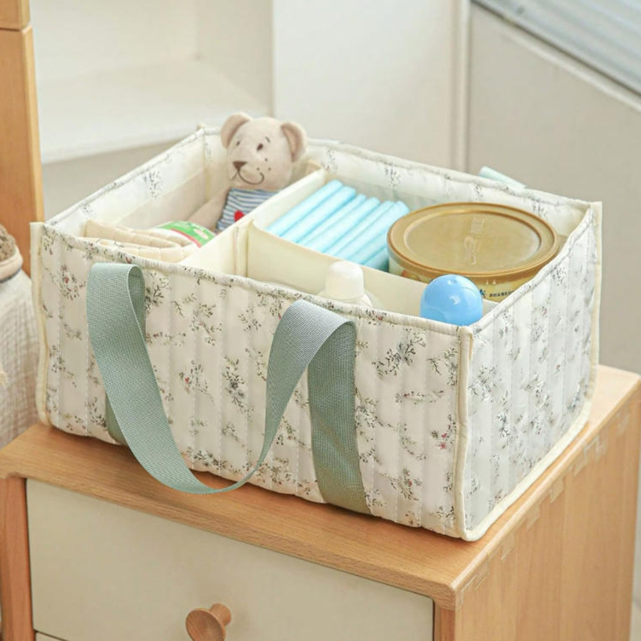 Organizador de Pañales con Dis - Baby Nursery Basket reseña y precio