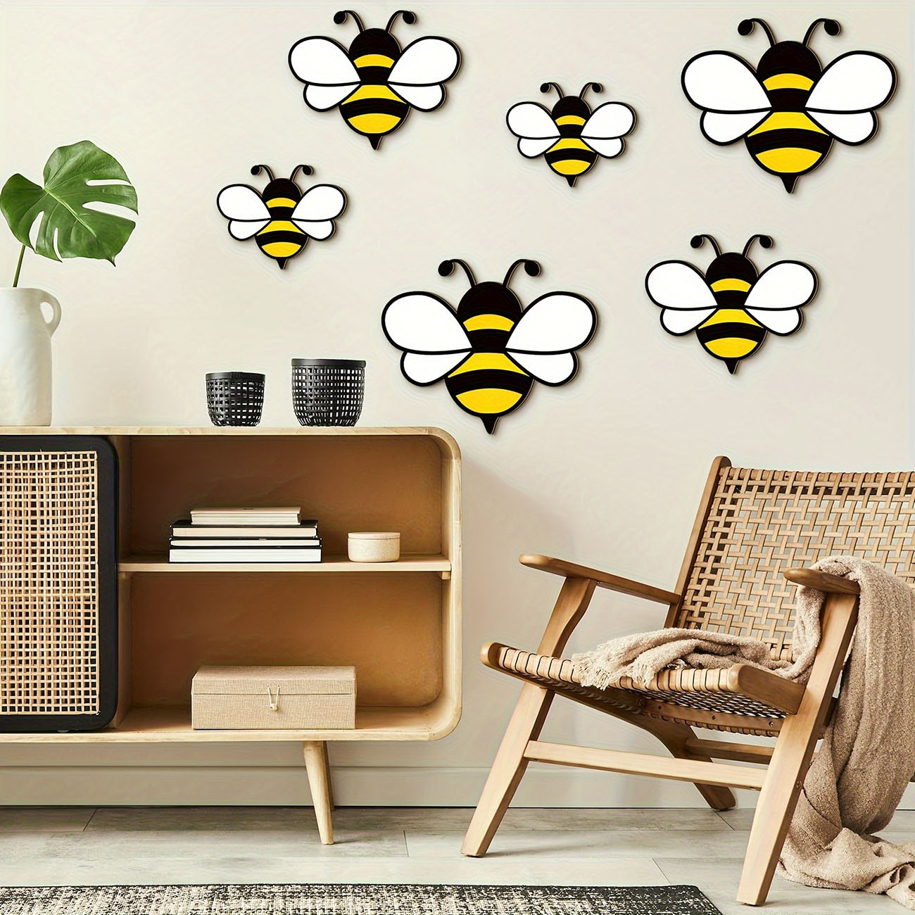 6 pegatinas de pared de madera - Baby Nursery Decals reseña y precio