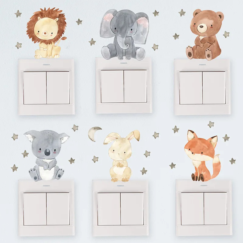 Pegatinas de pared de animales - Baby Nursery Wallpaper Girl reseña y precio