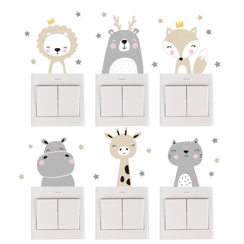 Pegatinas de pared de animales - Baby Nursery Wallpaper Girl reseña y precio