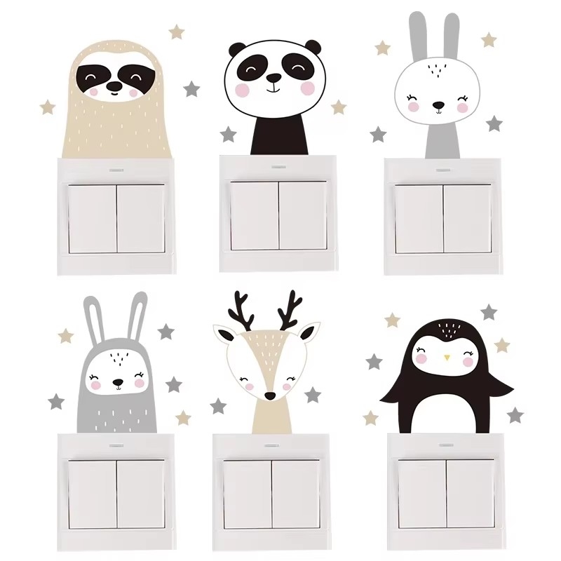 Pegatinas de pared de animales - Baby Nursery Wallpaper Girl reseña y precio