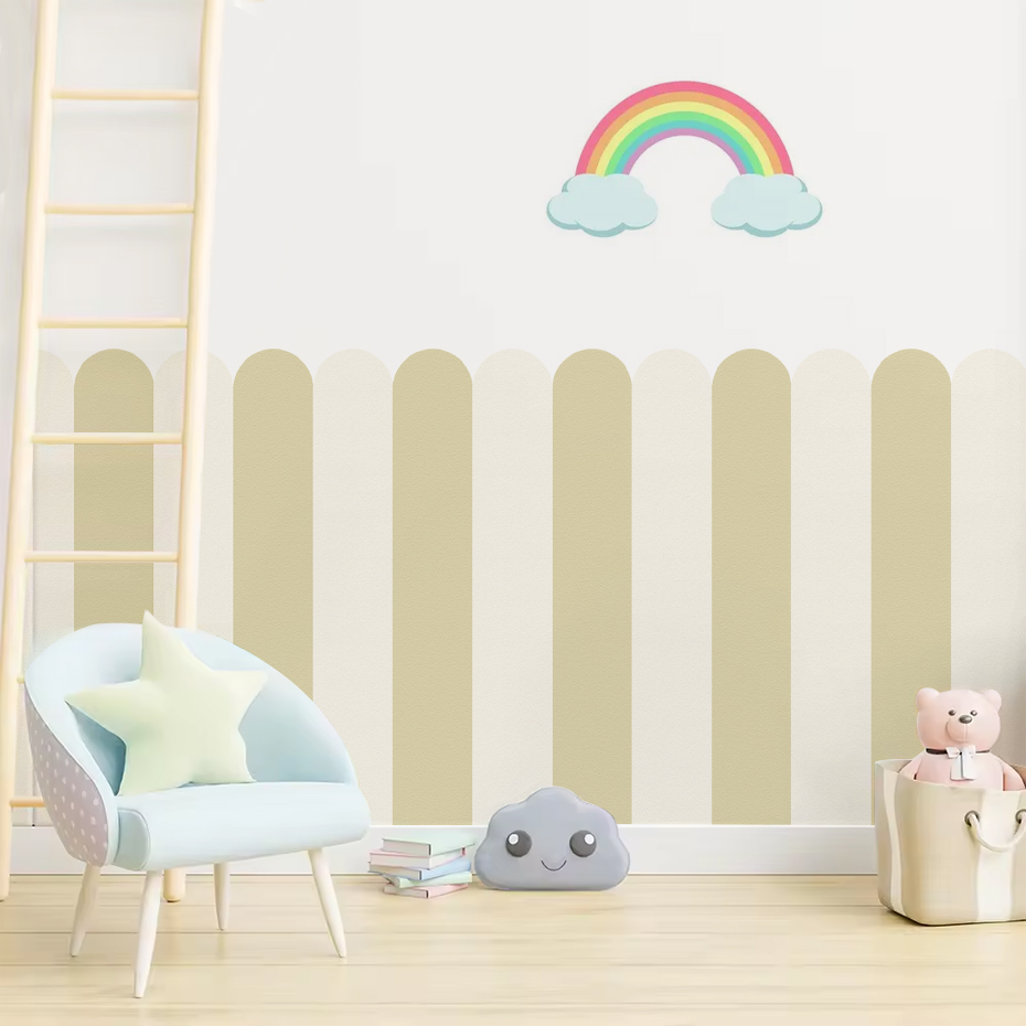 Papel tapiz de arco de rayas v - Baby Nursery Decals reseña y precio