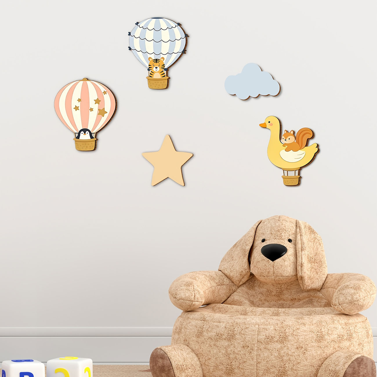 5 pegatinas de madera para par - Baby Nursery Decals reseña y precio